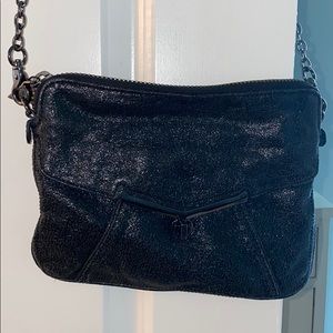 Shimmery black botkier crossbody